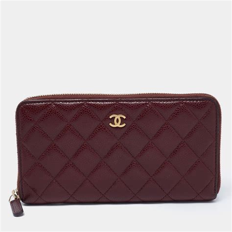 classic zipped wallet chanel|chanel wallet on chain real.